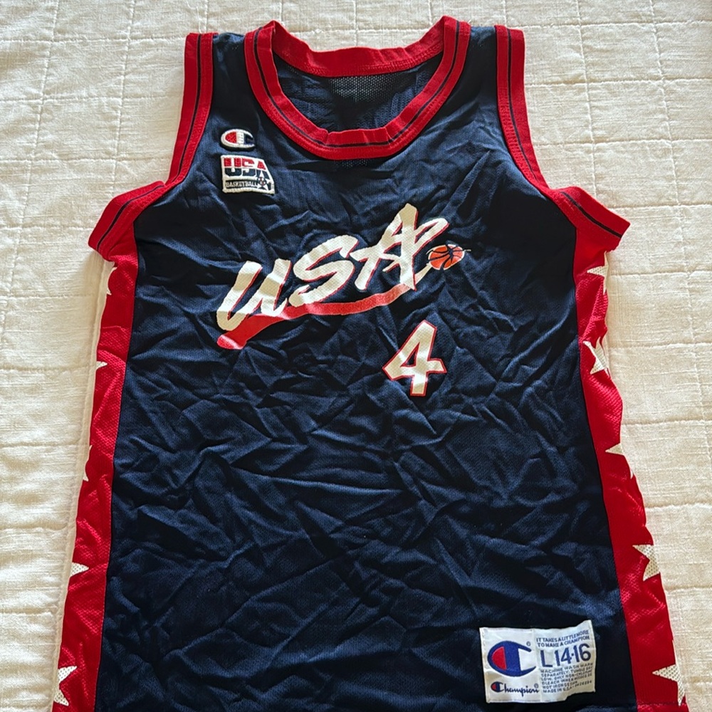 Vintage Charles Barkley Team USA Champion Jersey